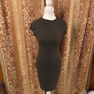 Elegant Forest Green Bodycon Dress